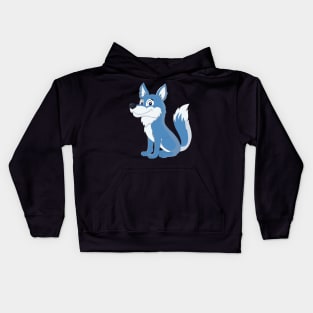 Cartoon Wolf Classic Kids Hoodie